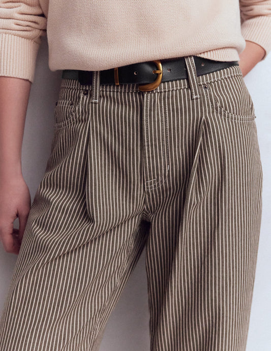 Chunky Buckle Belt-Black
