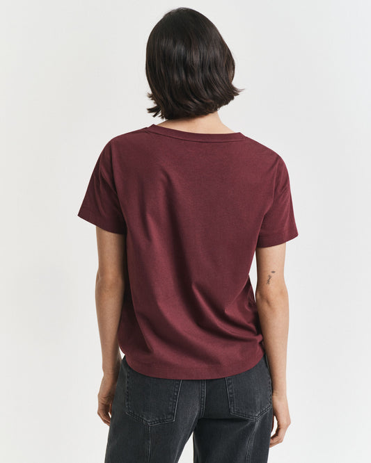 T-shirt col en V Shield