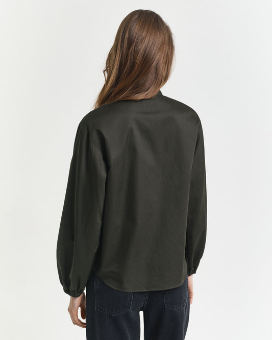Chemisier en satin de coton