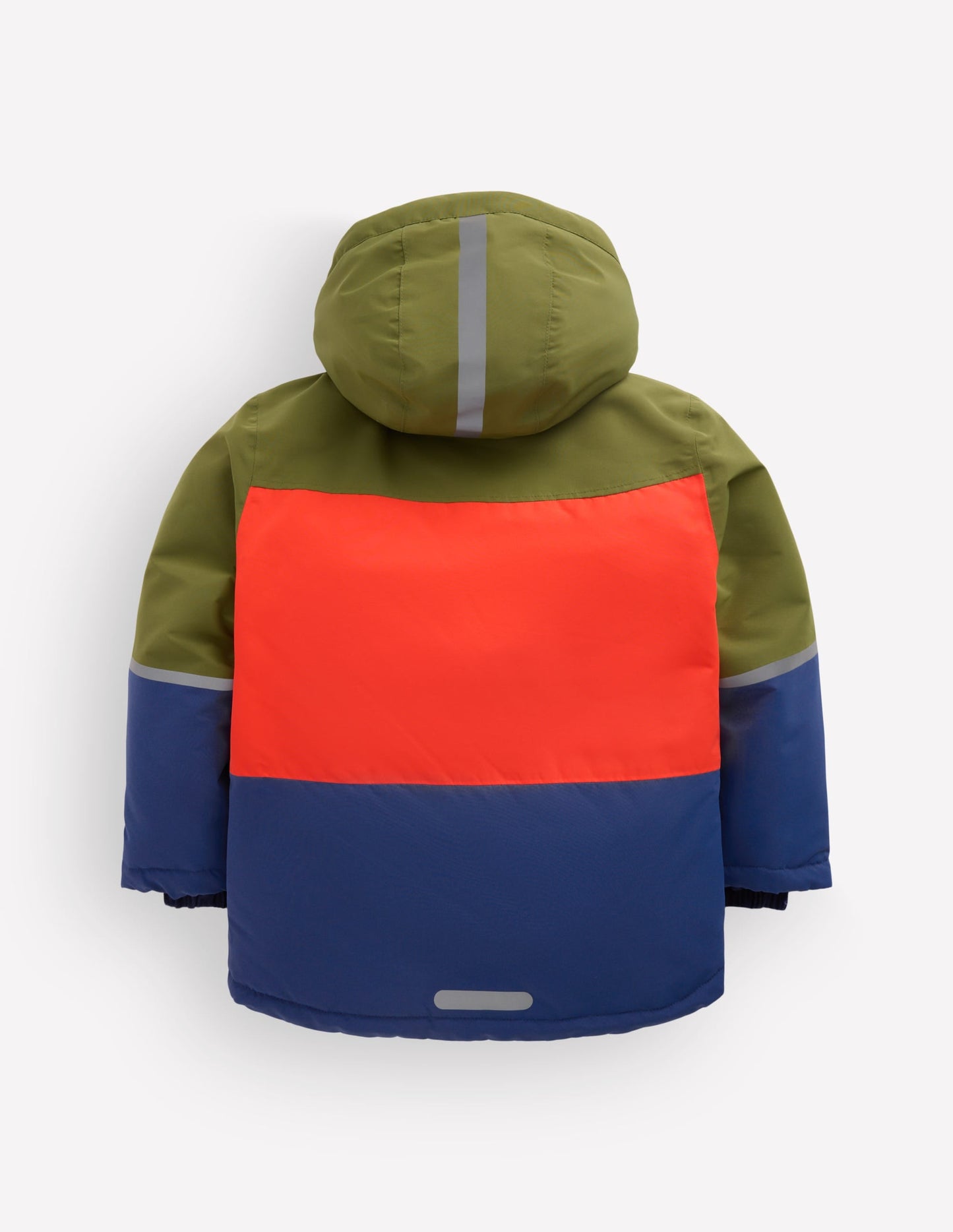 All-weather Waterproof Coat-Khaki Colour Block