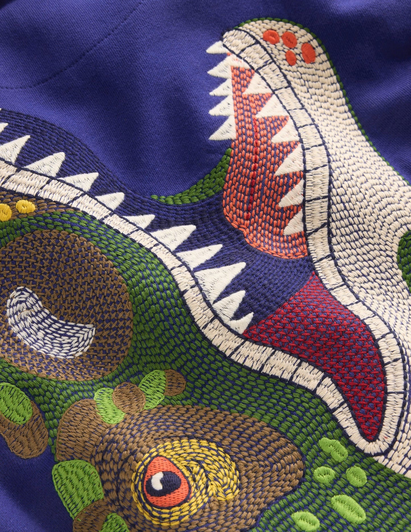 Superstitch Hoodie-Blue Dino
