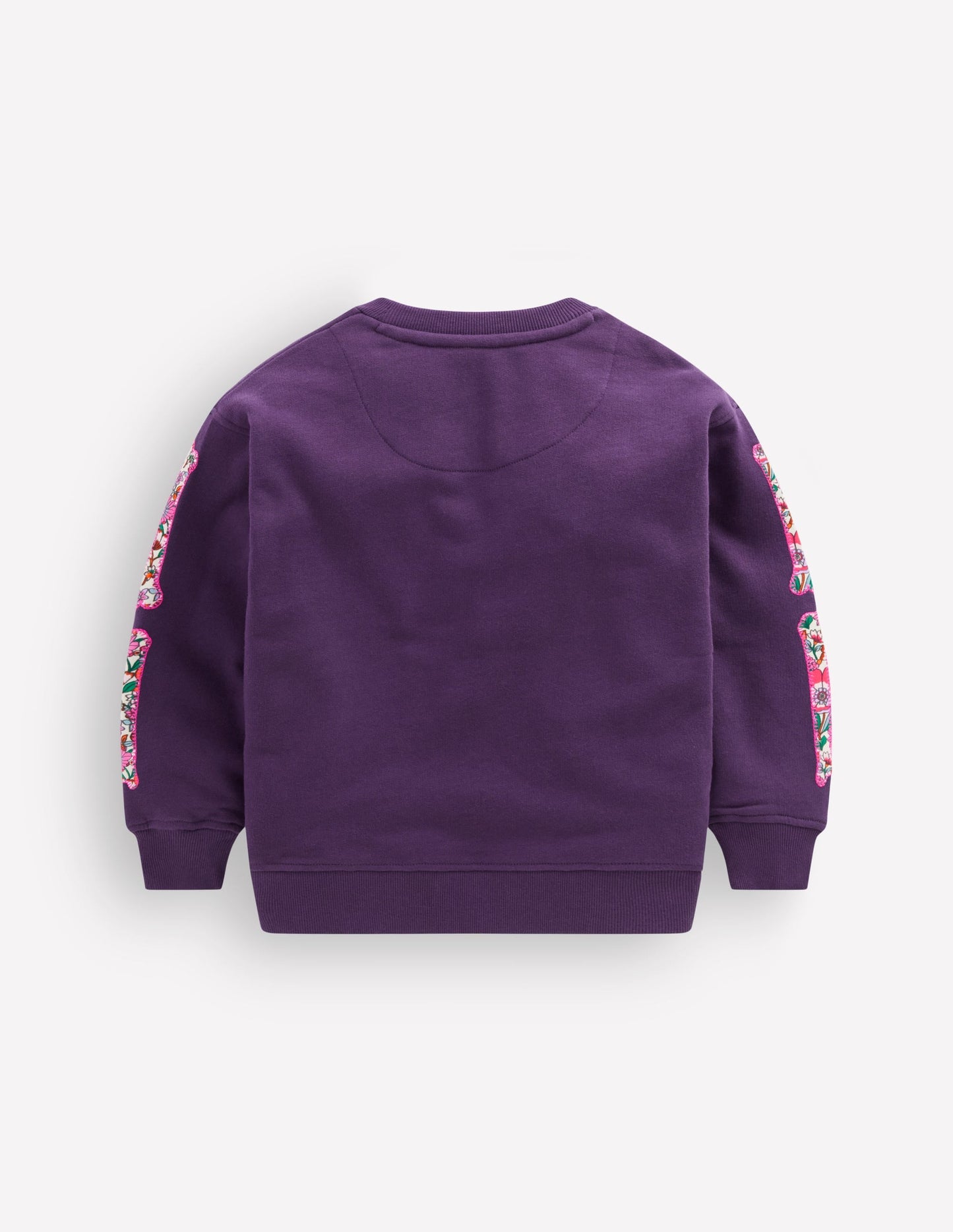 Bobbie Appliqué Sweatshirt-Calla Lily Purple Skeleton