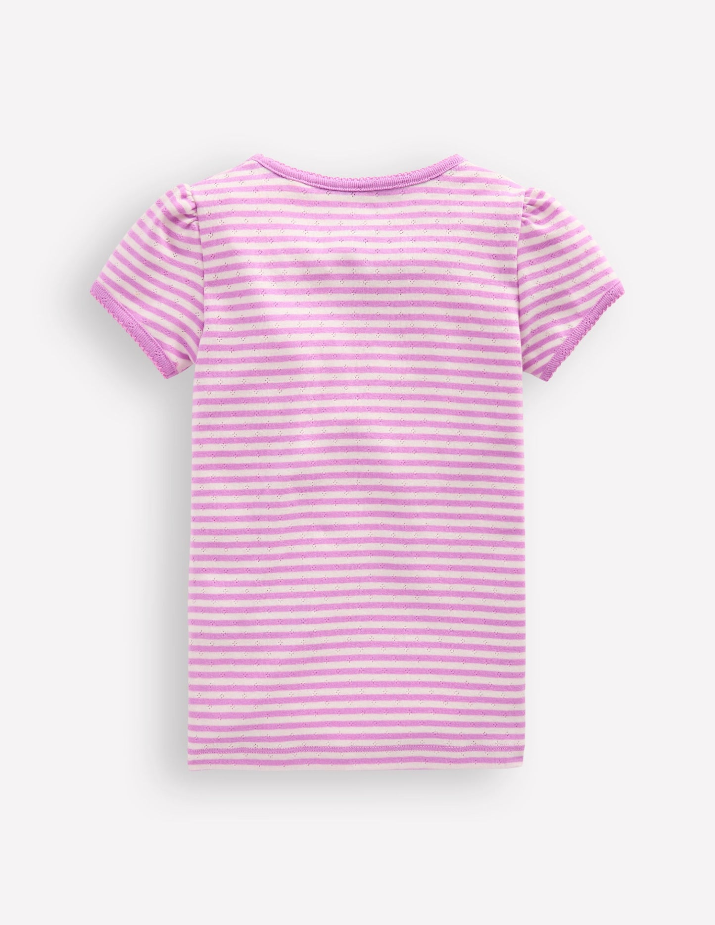 Short Sleeve Pointelle Top-Sugared