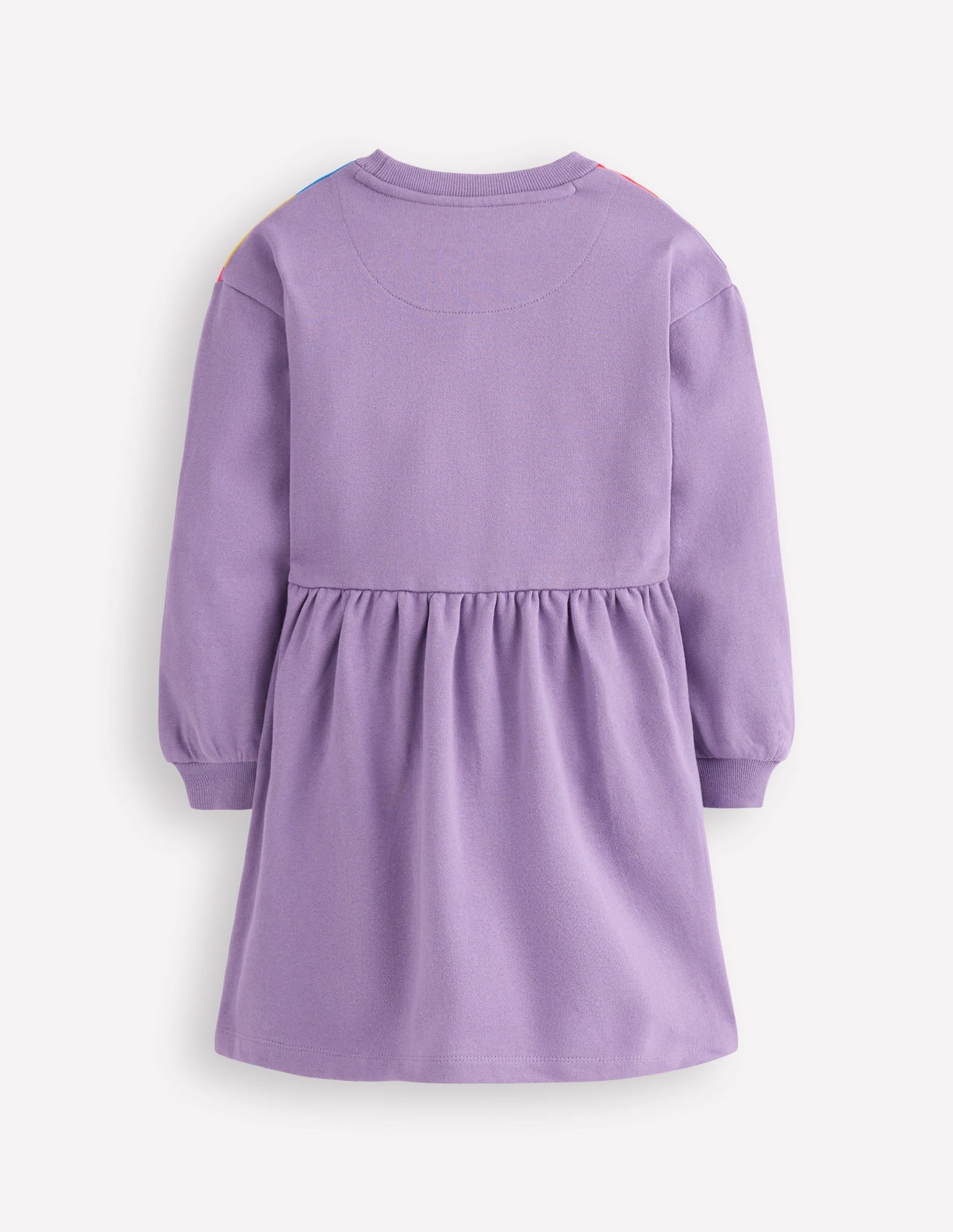 Drop Shoulder Sweat Dress-Aster Purple Sunray