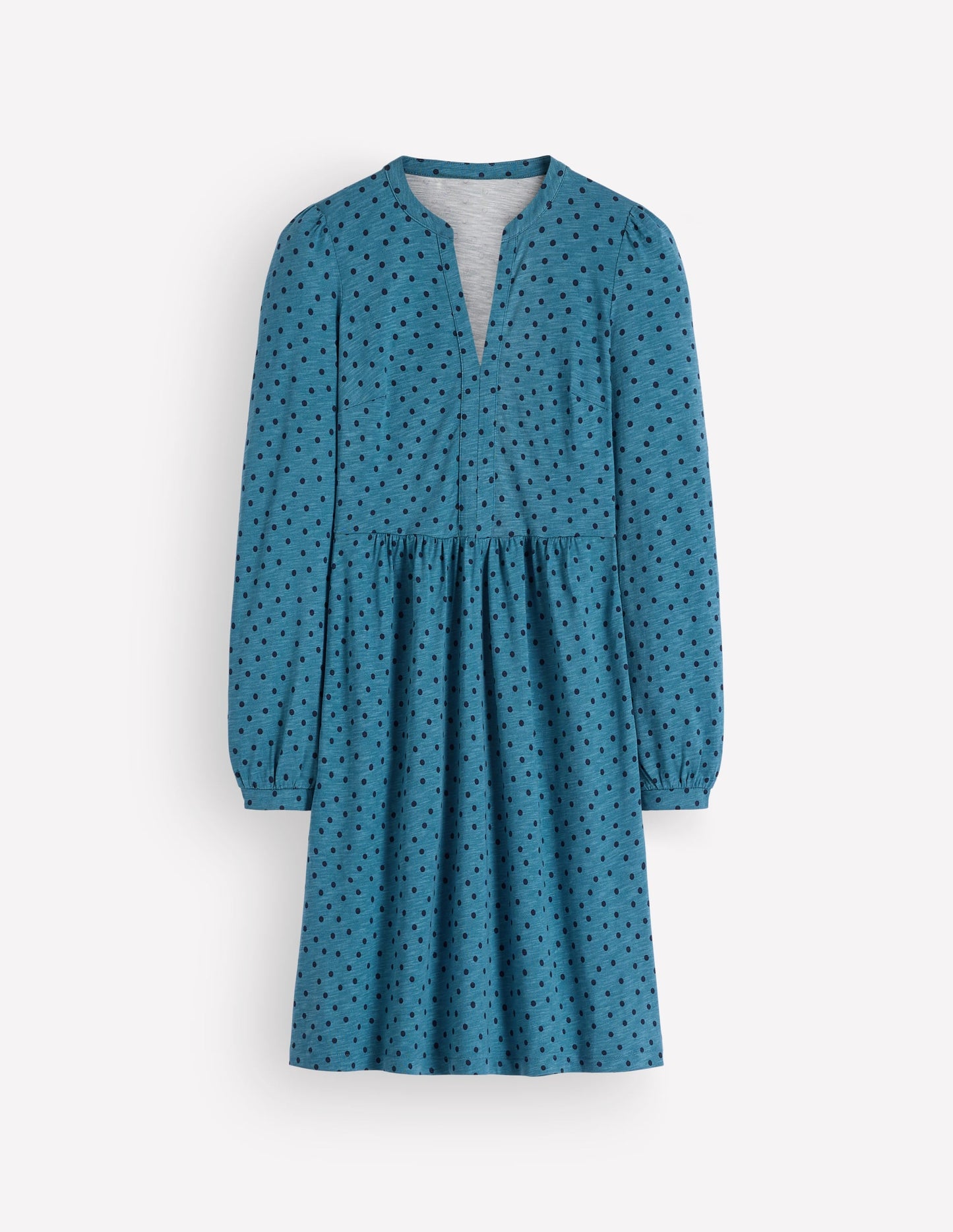 Naomi Relaxed Jersey Dress-Storm Blue, Boden Spot