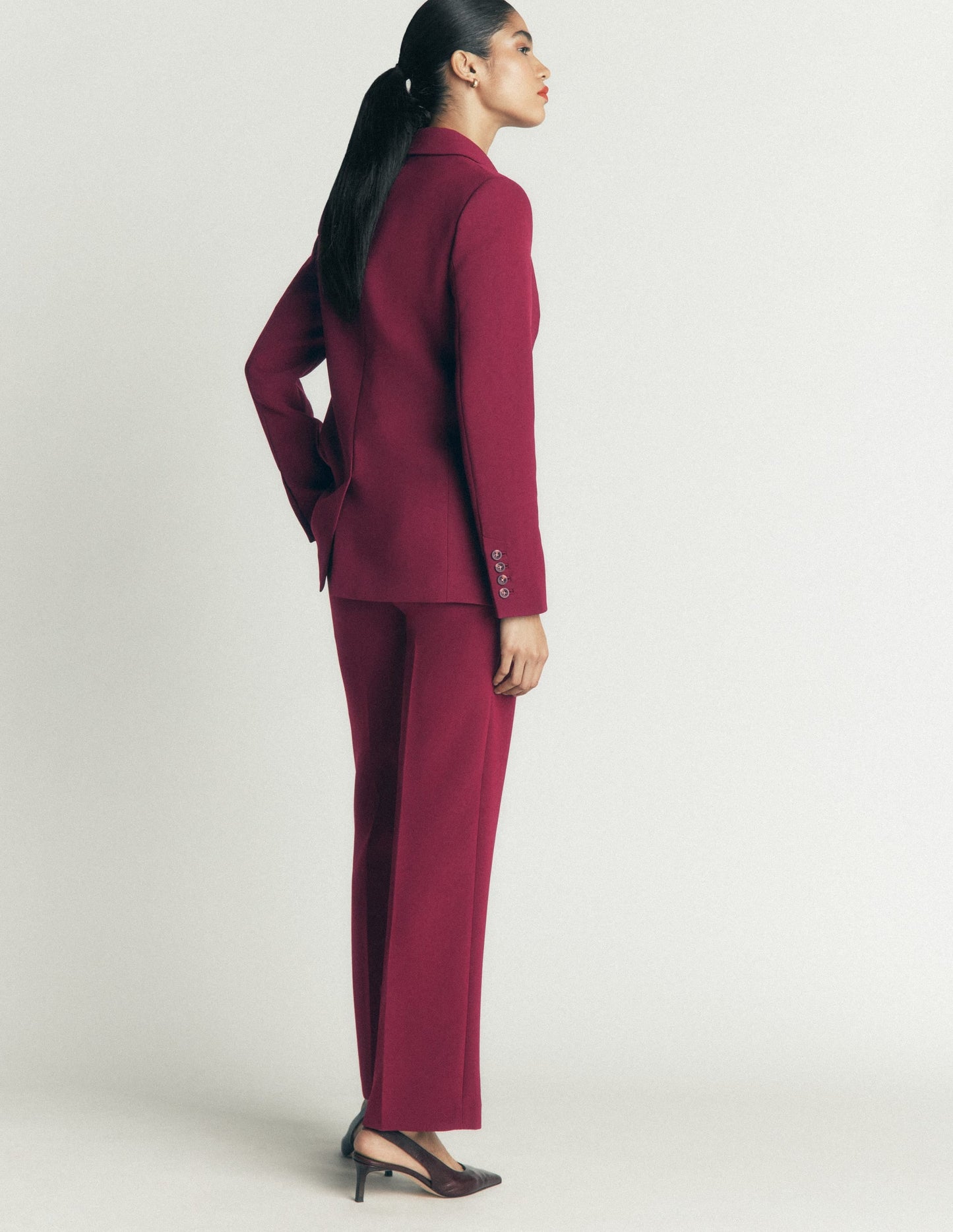 Fitzrovia Tailored Trousers-Deep Wisteria