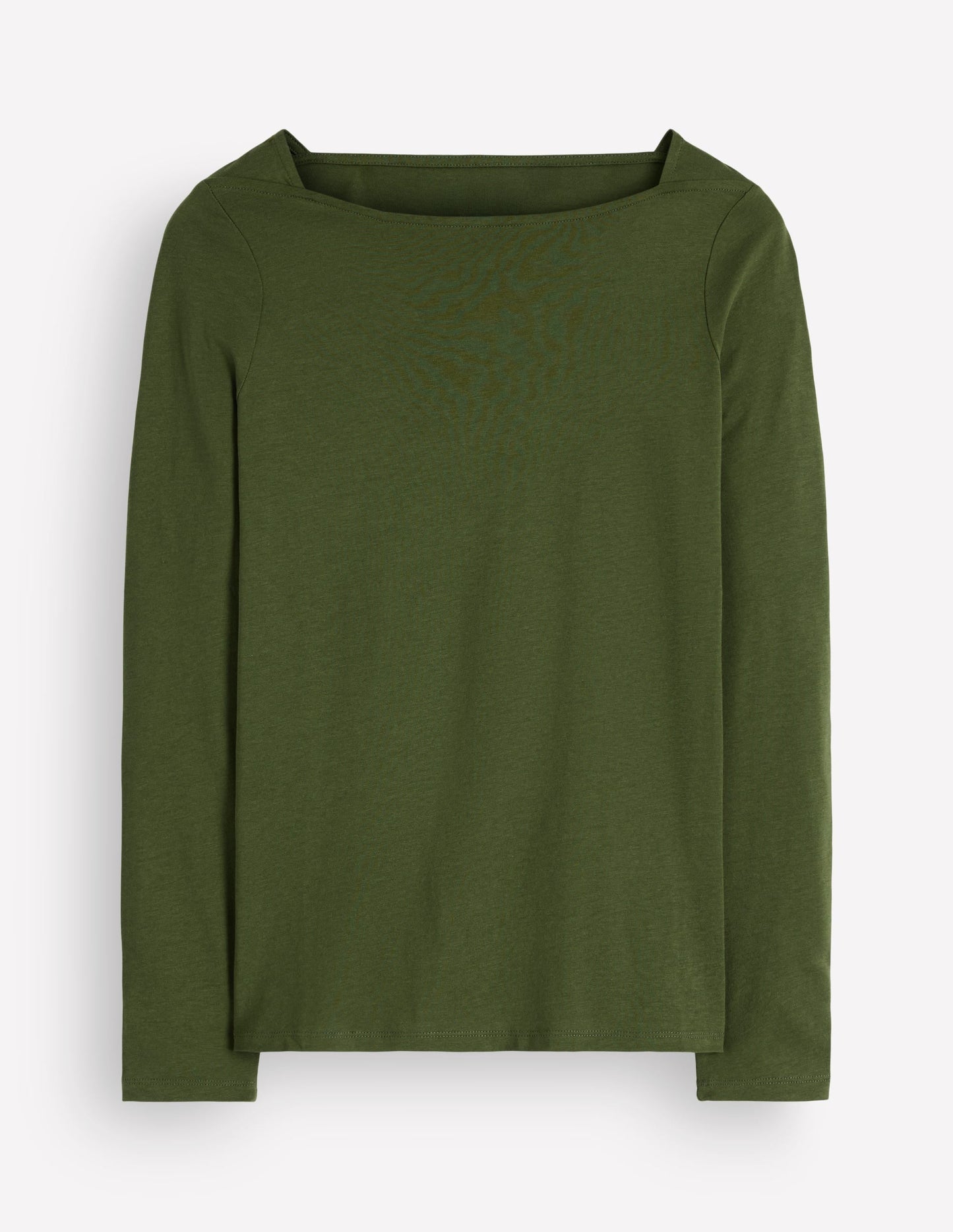 Supersoft Square Neck Top-Brunswick Green