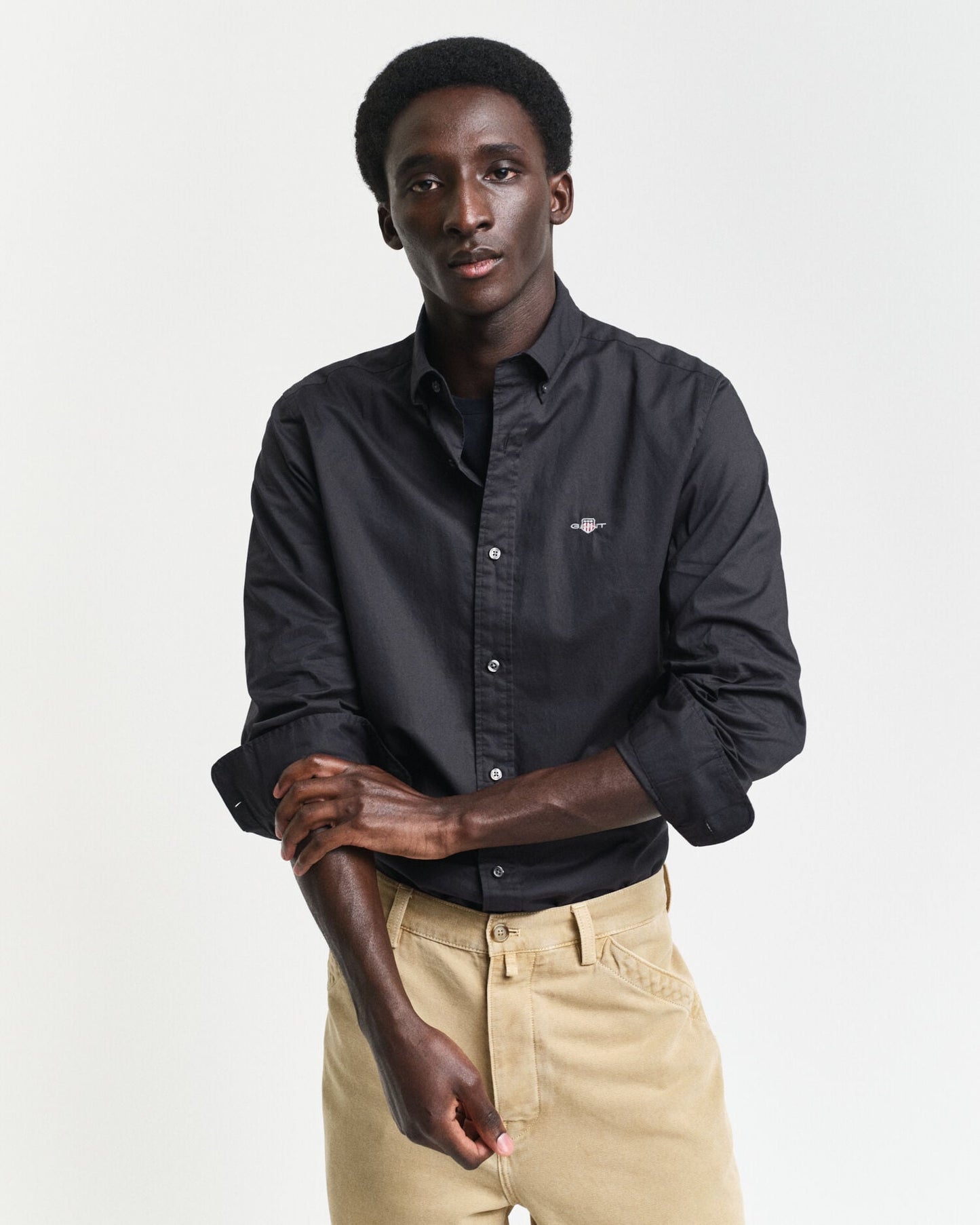 Klassisches Slim Fit Hemd aus Popeline