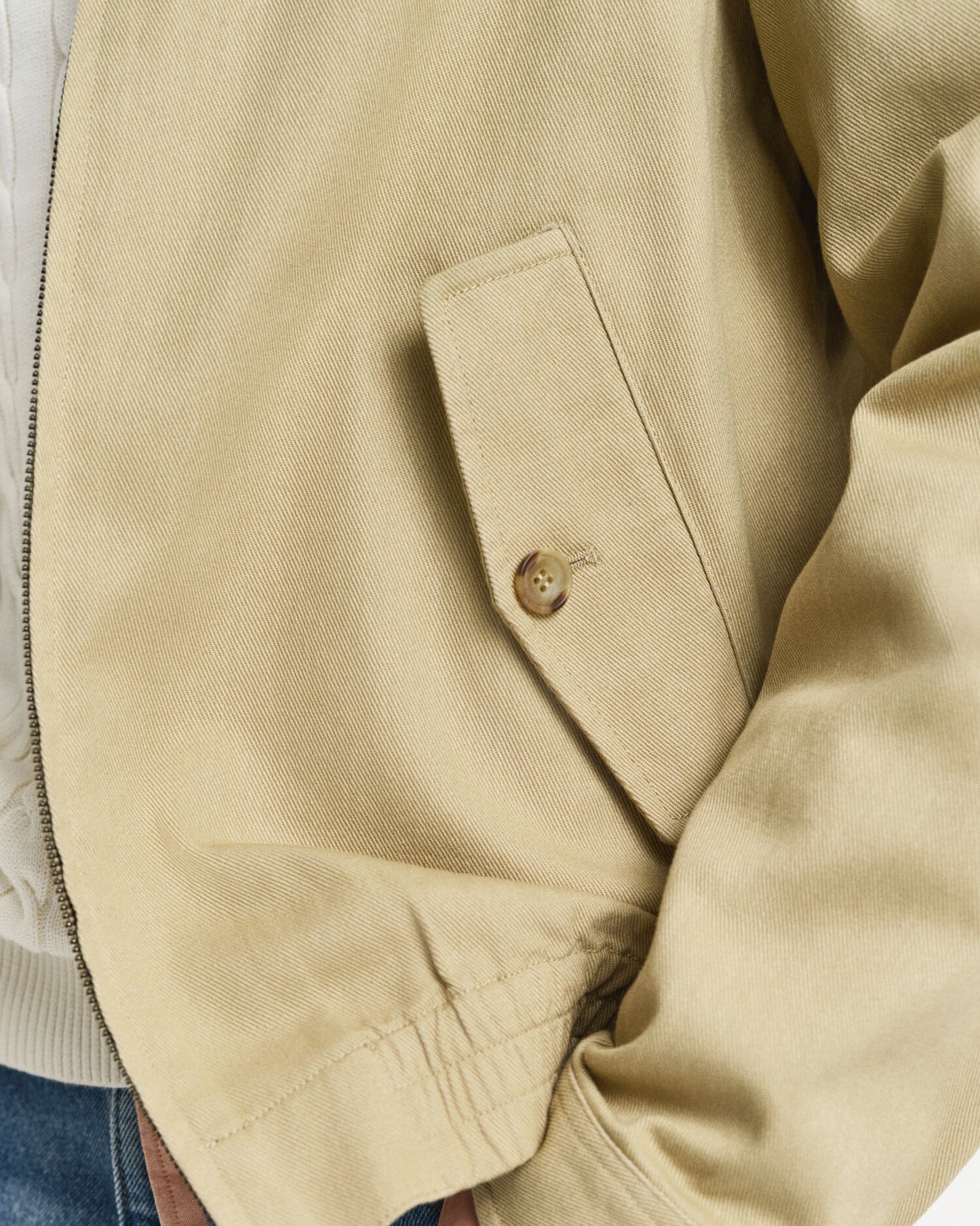 Twill-Jacke aus Baumwolle