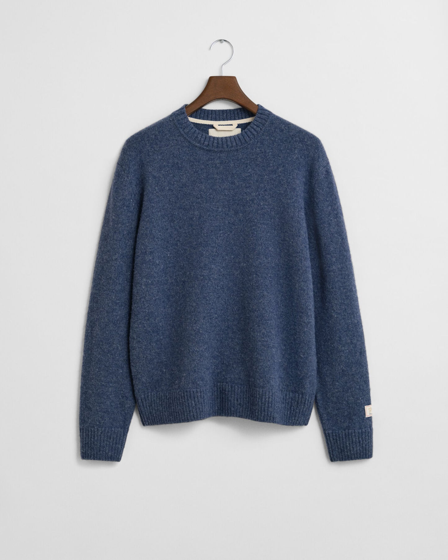 Pullover mit Rundhalsausschnitt aus schottischer Wolle