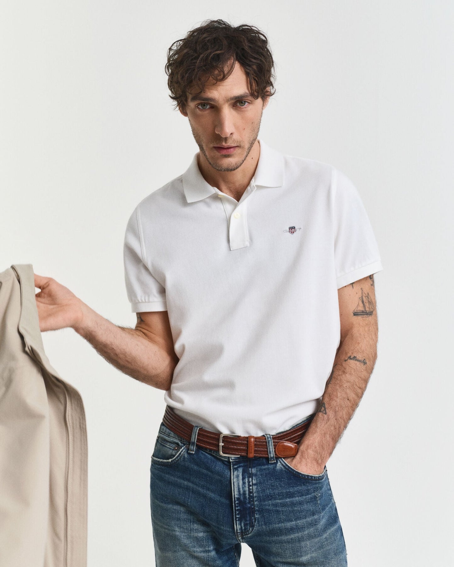 Regular Fit Shield Piqué Poloshirt