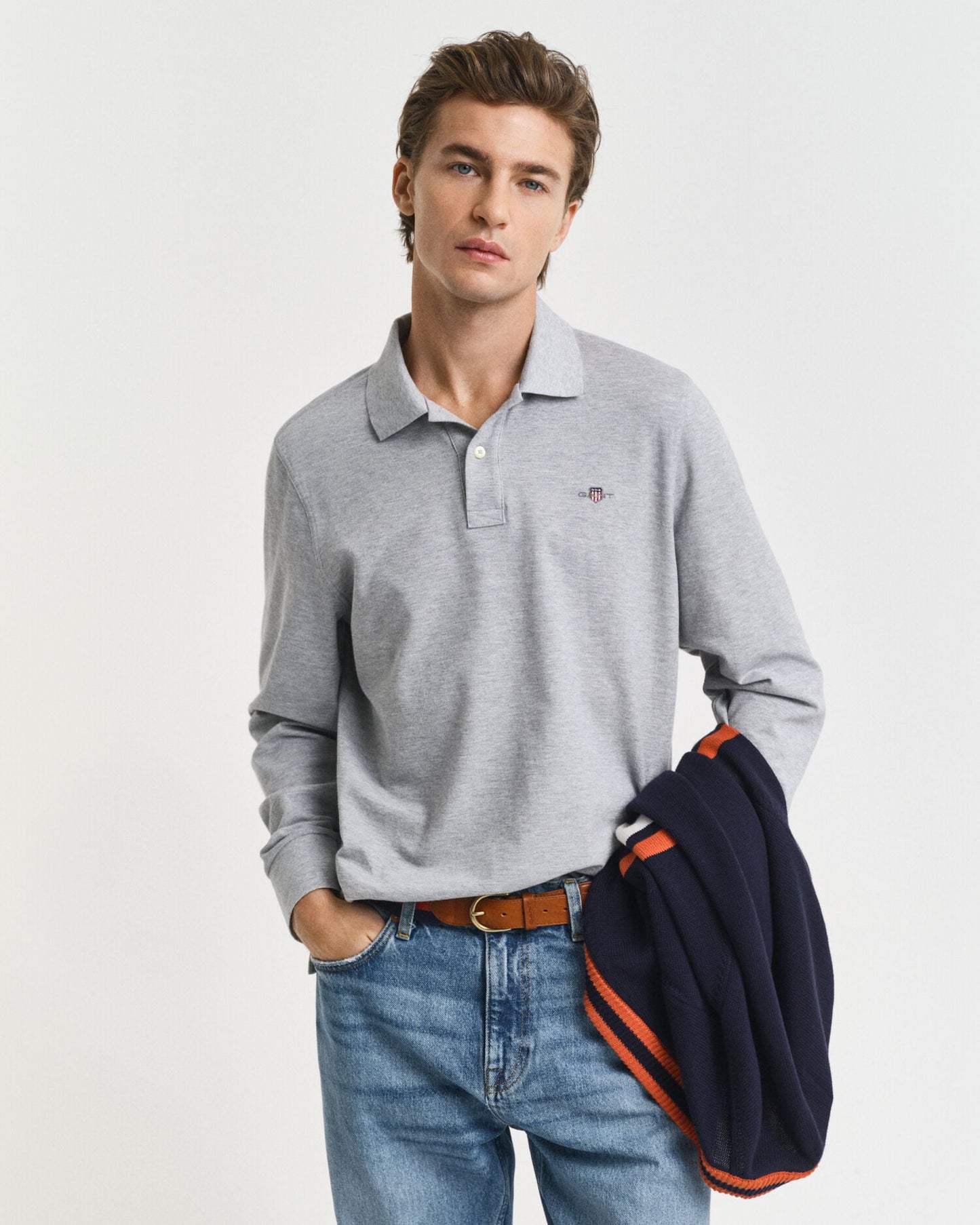 Polo piqué avec écusson
