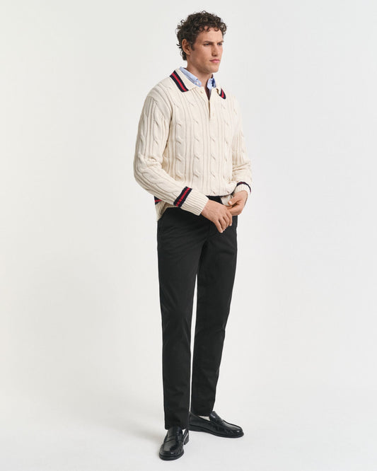 Schmale Twill-Chino