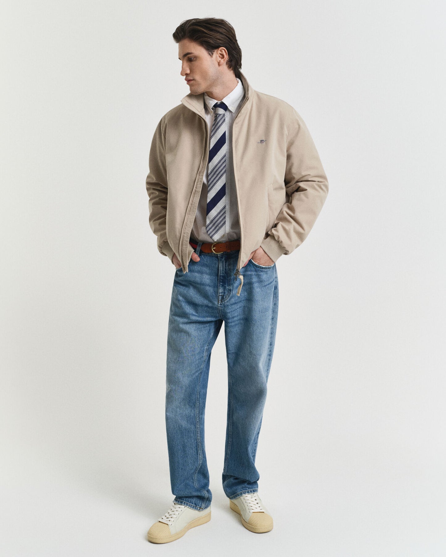 Regular Fit Hemd aus klassischem Popeline