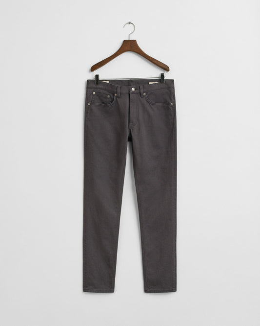 Slim Fit Twilljeans aus weichem Gewebe