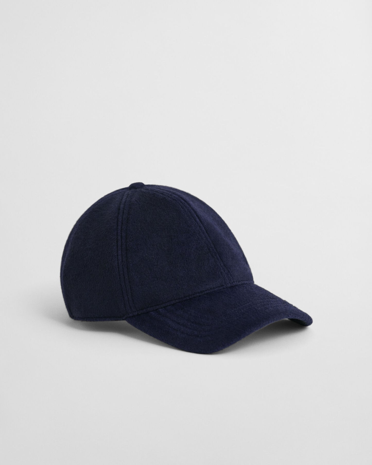 Casquette en melton lustré