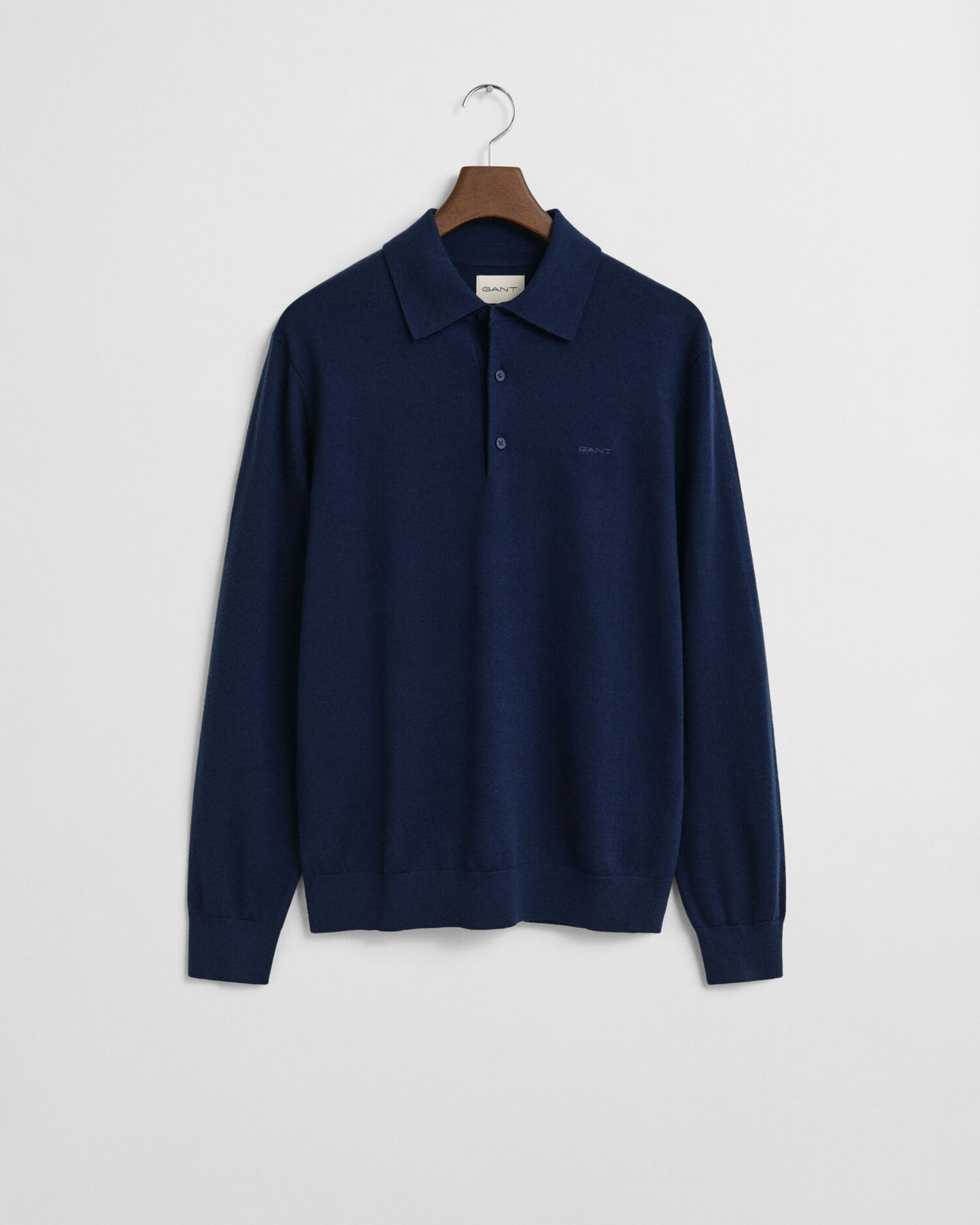 Polo-Pullover aus extrafeiner Merinowolle