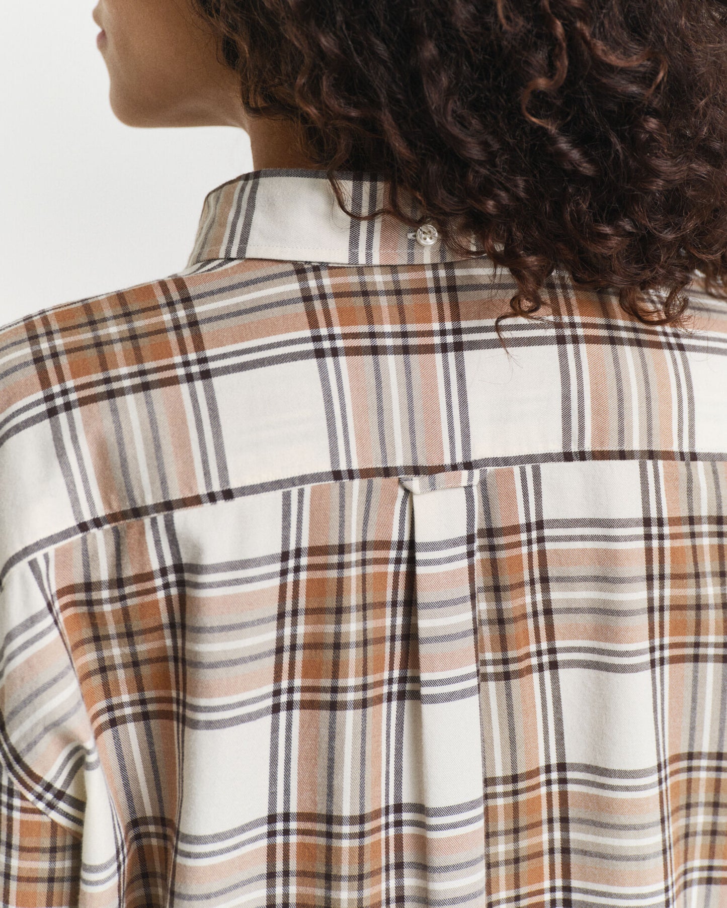 Chemise en flanelle à carreaux coupe décontractée
