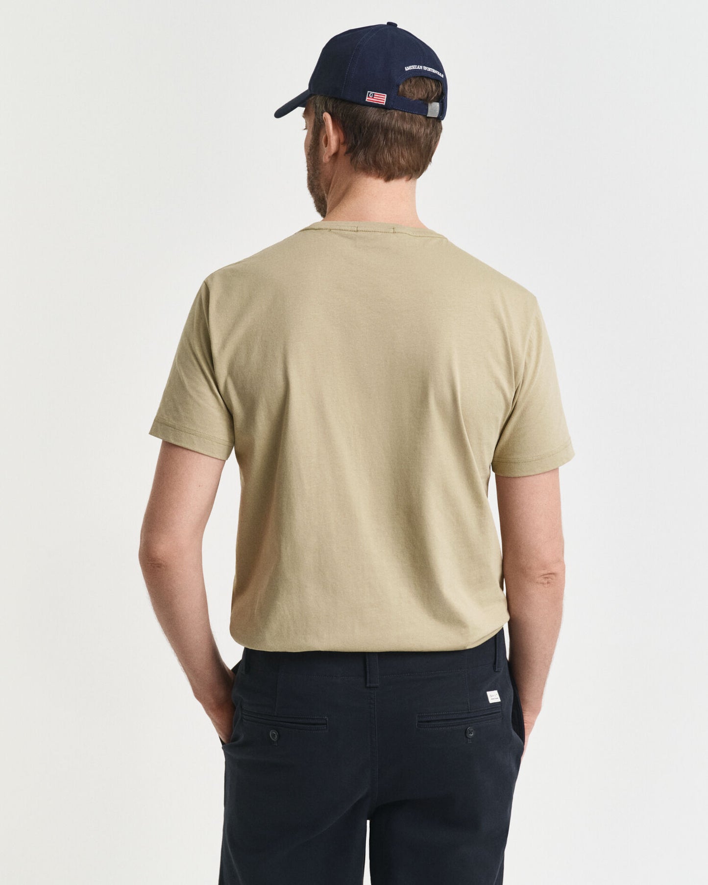 T-shirt Regular Coupe Droite avec Écusson