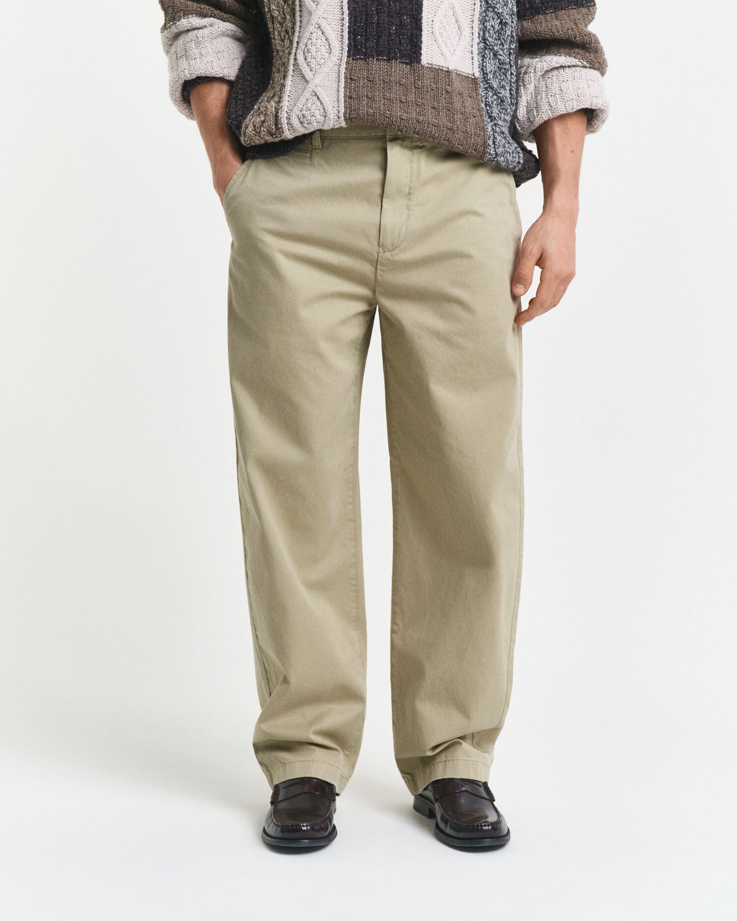 Chino décontracté en twill de coton