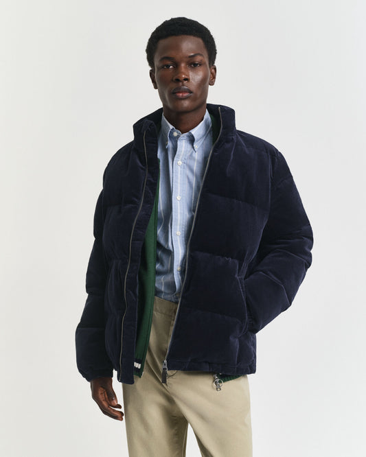 Cord-Pufferjacke