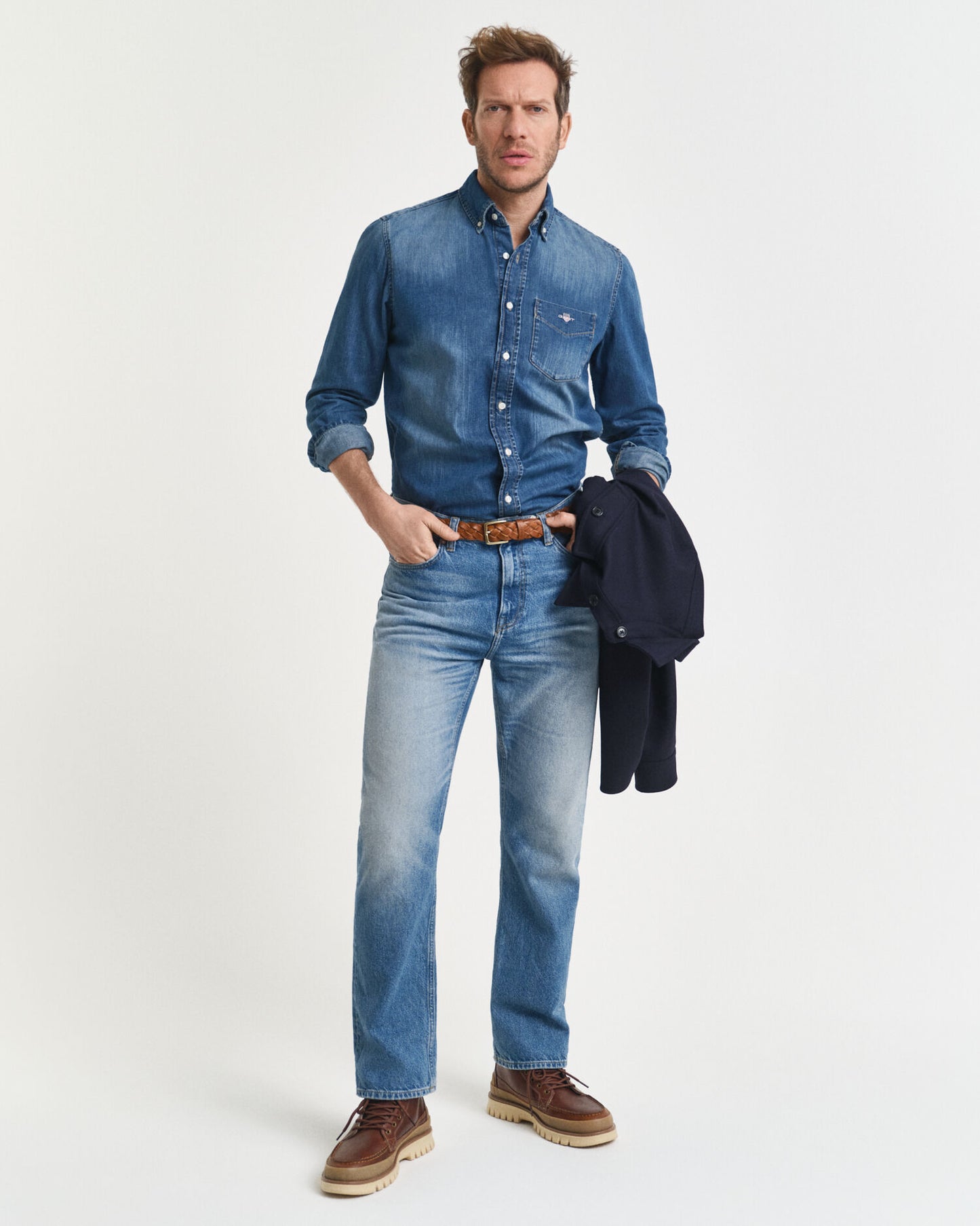 Regular Fit Jeanshemd
