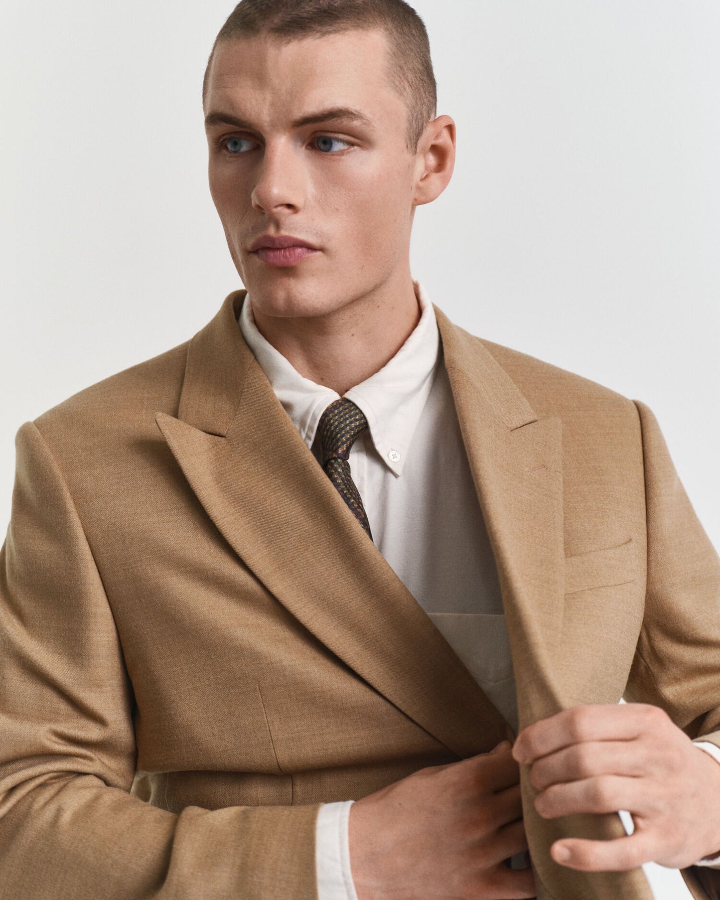 Flanell-Club-Blazer „Camel“