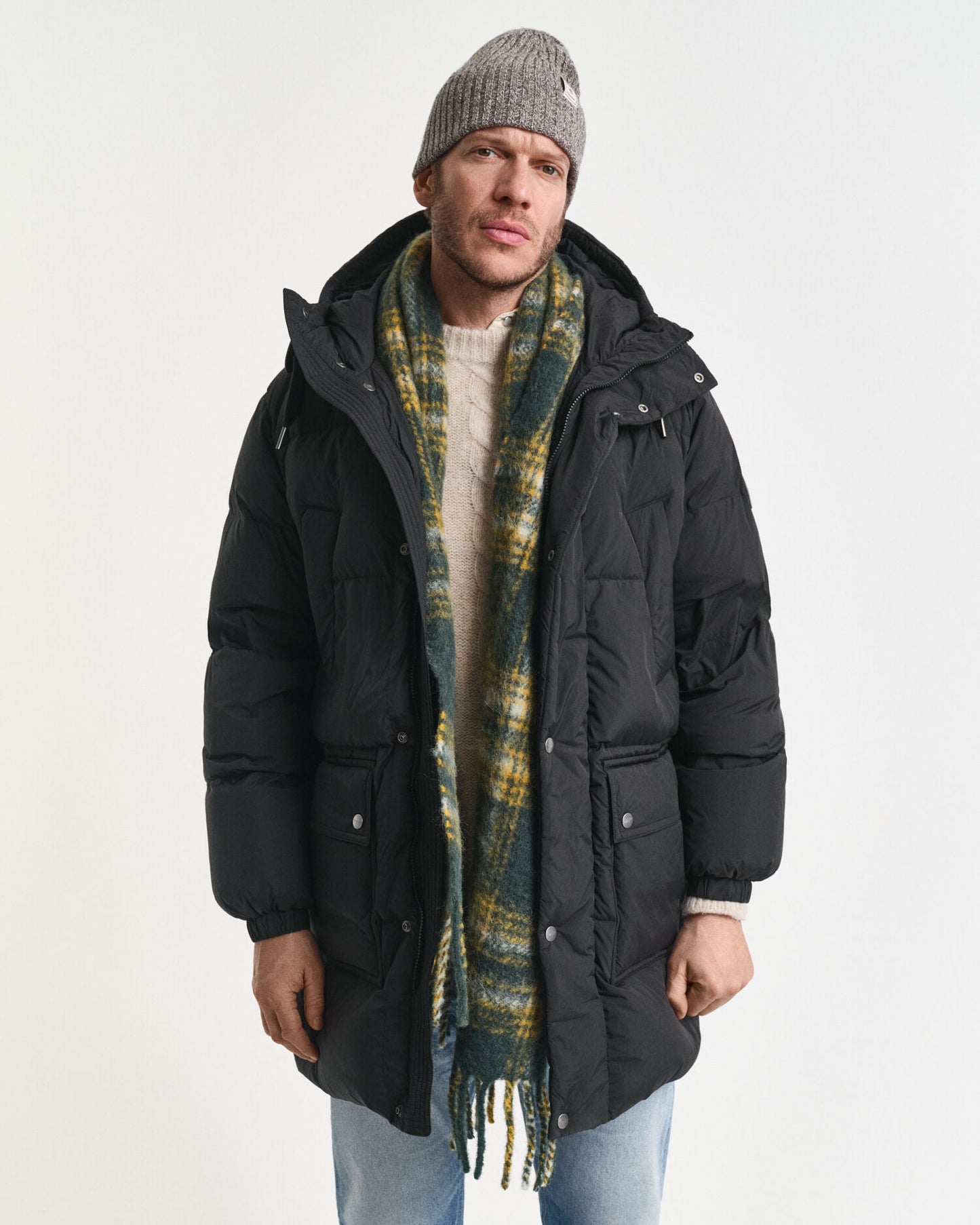 Daunen-Puffer-Parka