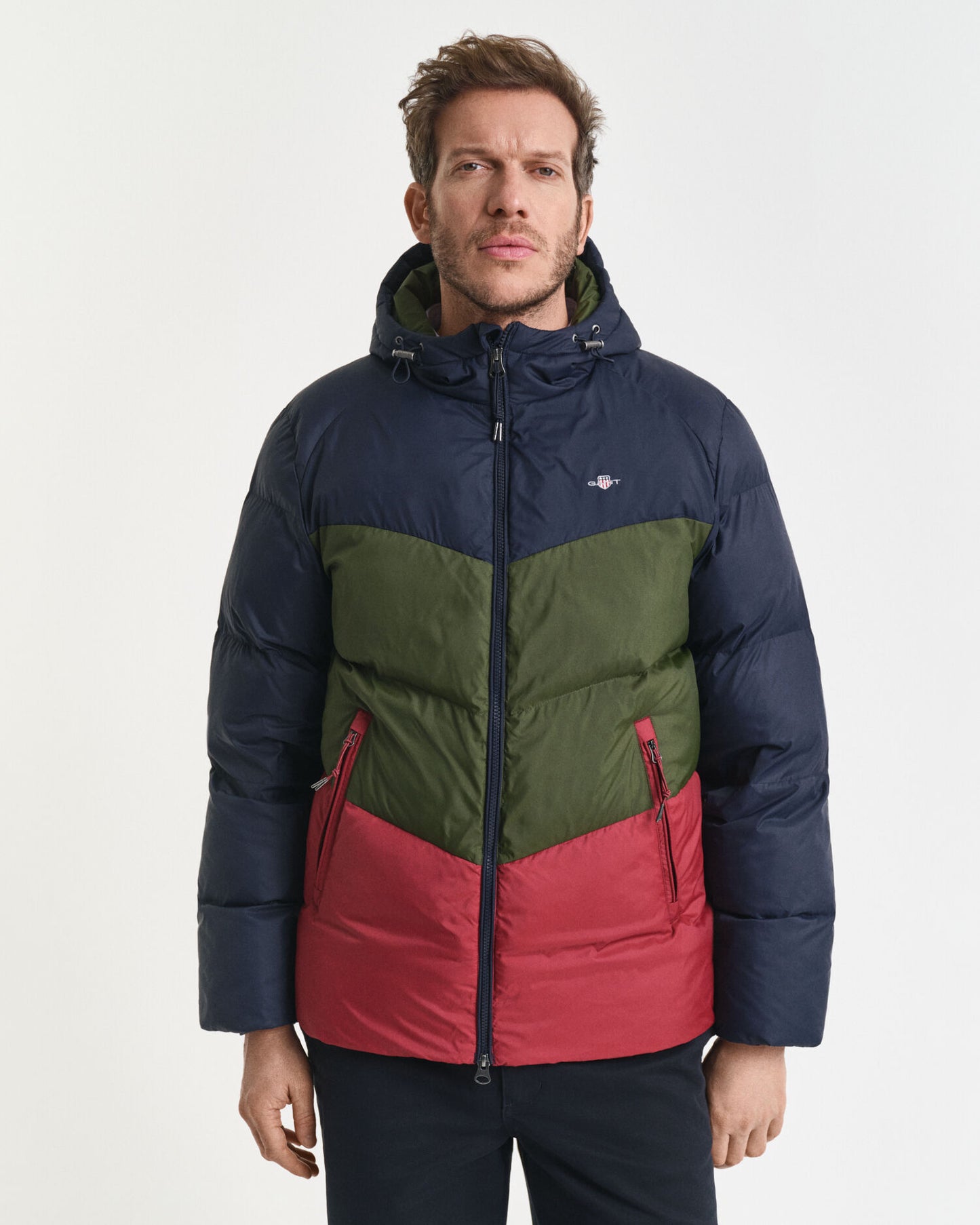 Color-Blocked Active Cloud Jacke