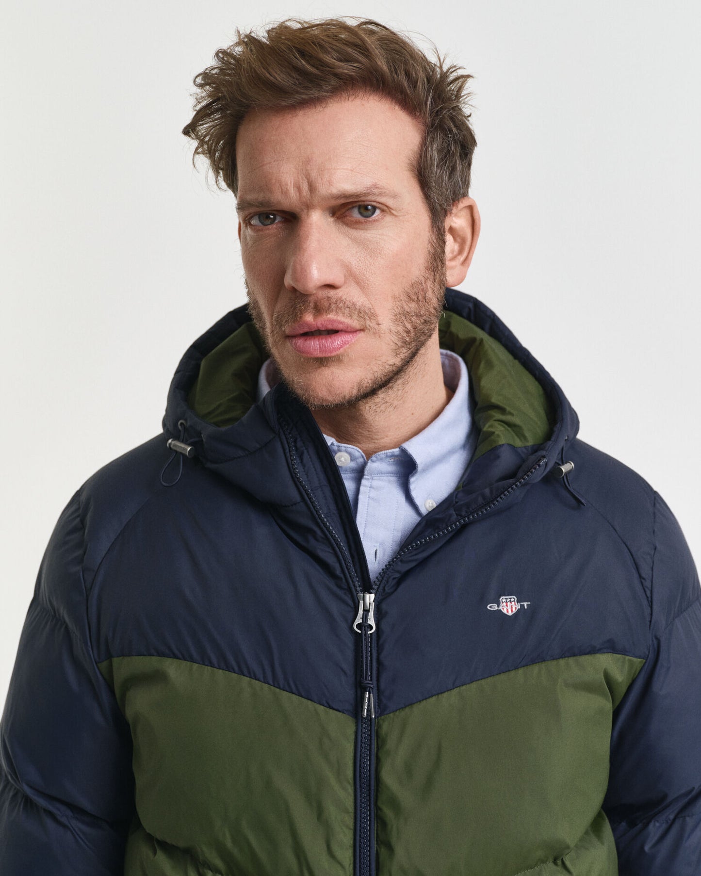 Color-Blocked Active Cloud Jacke