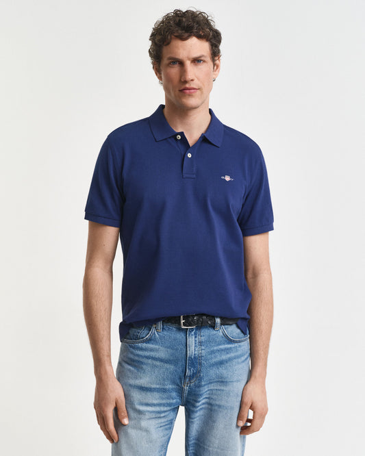 Regular Fit Piqué-Poloshirt mit Wappen