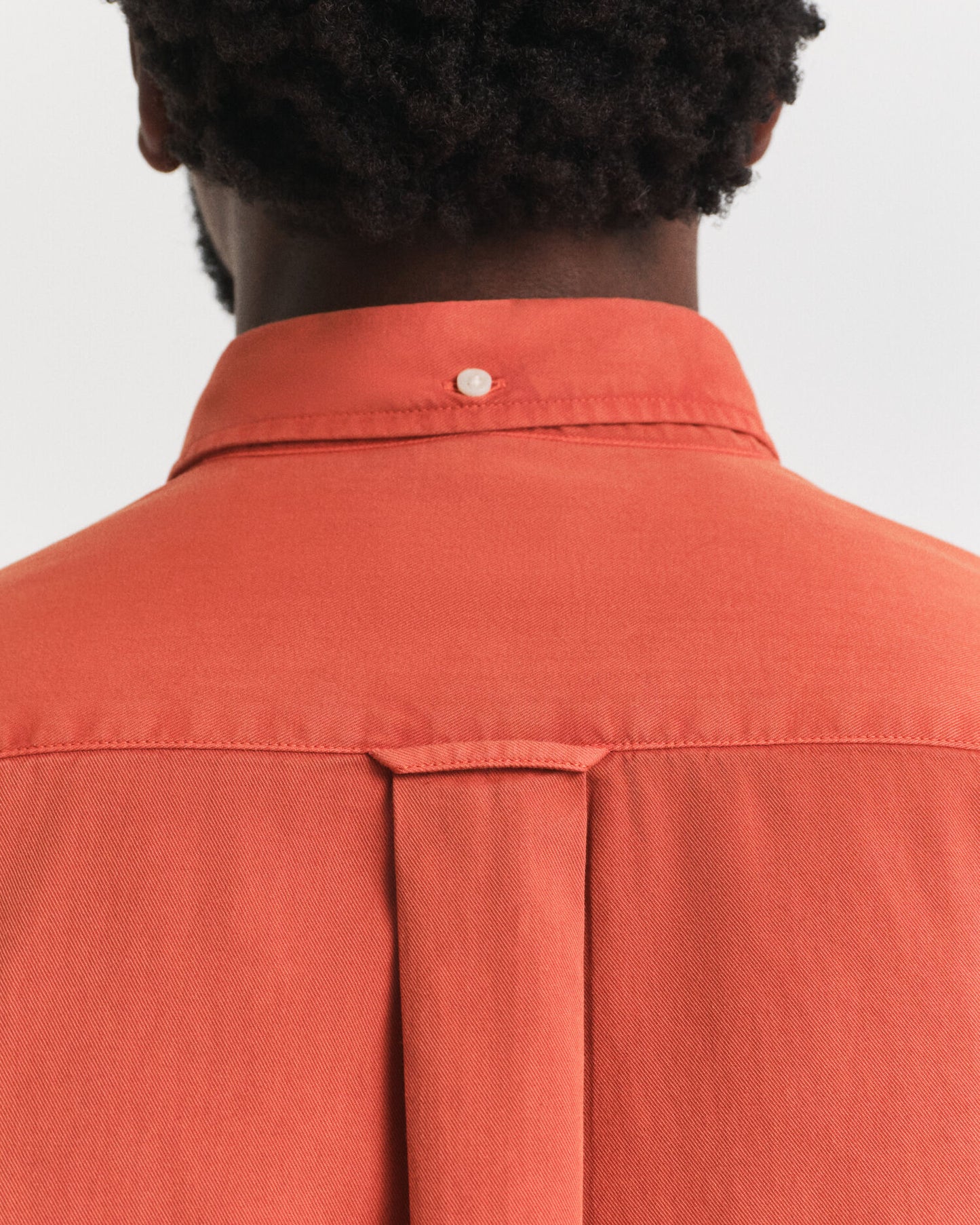 Chemise en sergé coupe droite