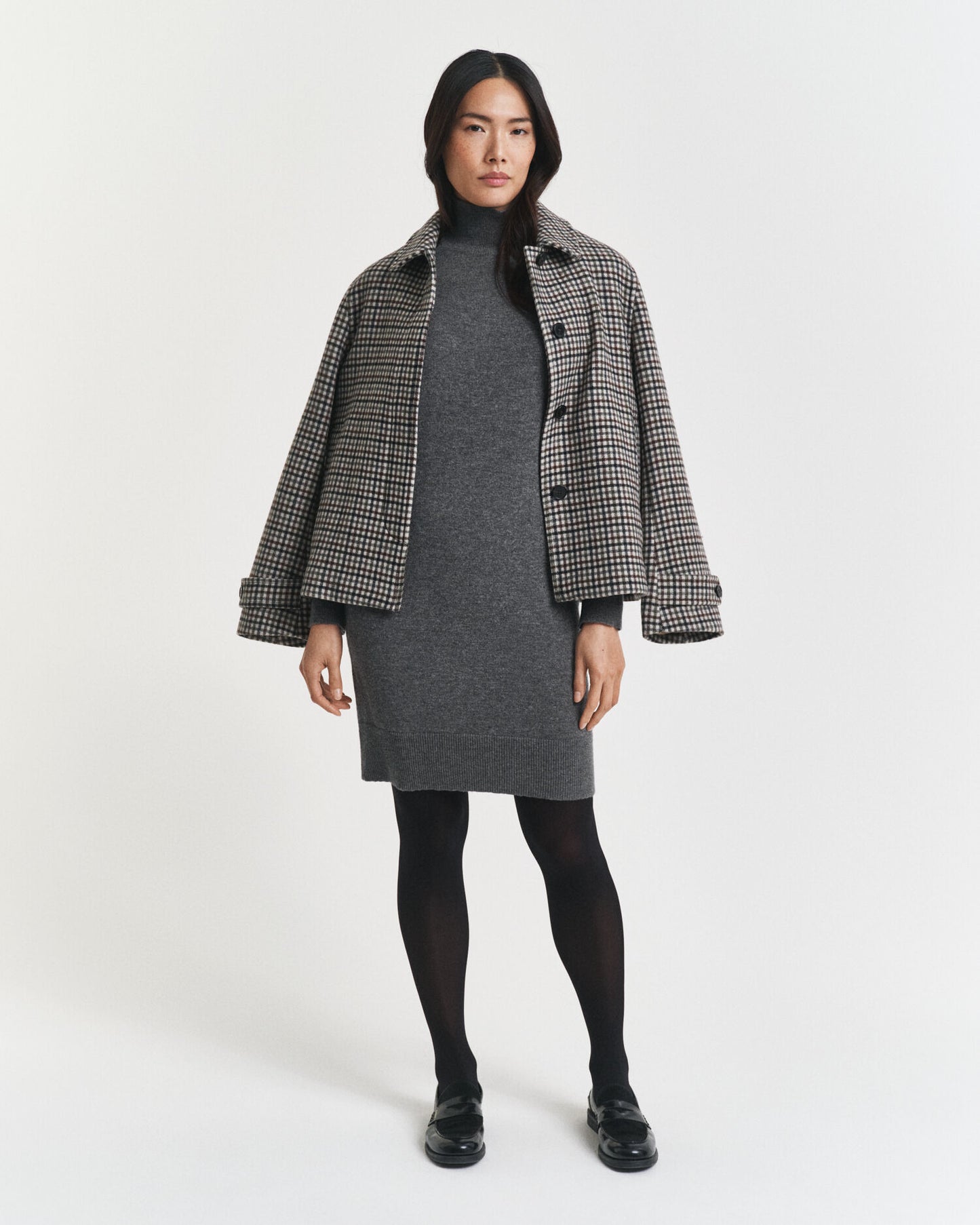 Robe en maille d'agneau mérinos extrafine