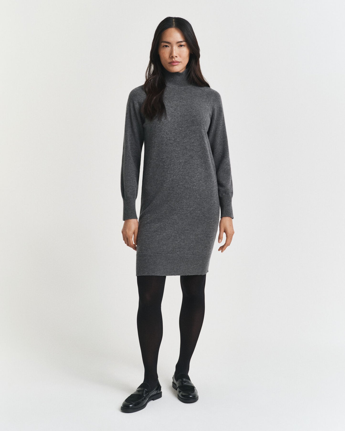 Robe en maille d'agneau mérinos extrafine