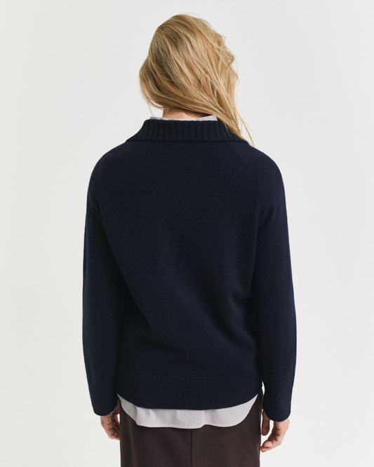 Grobstrickpullover aus Wolle-Kaschmir-Mix