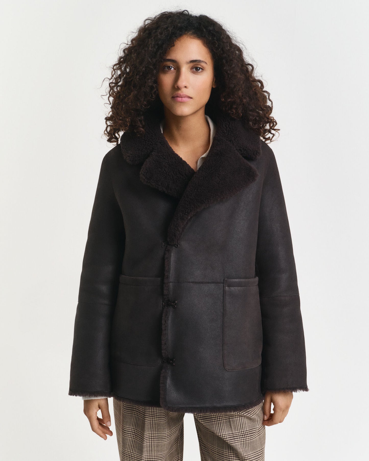 Wende-Lammfell-Cabanjacke