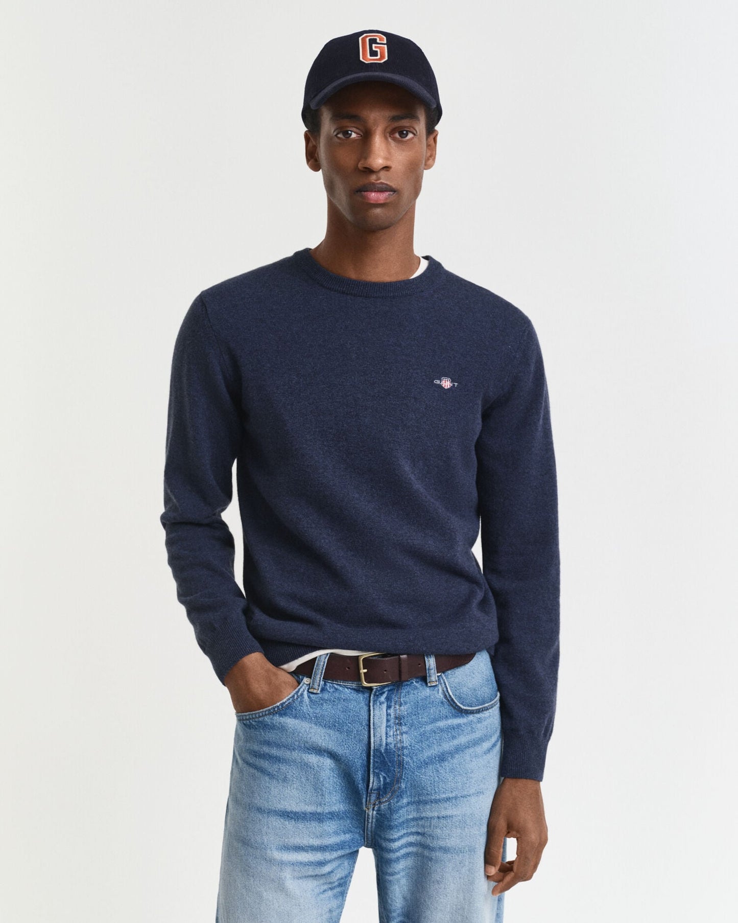 Pull ras du cou en laine d'agneau superfine