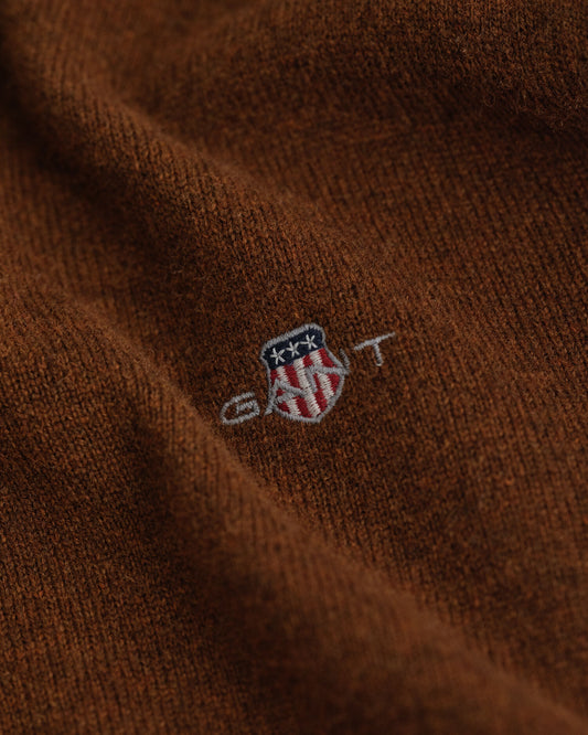 Pull col en V en laine d'agneau superfine