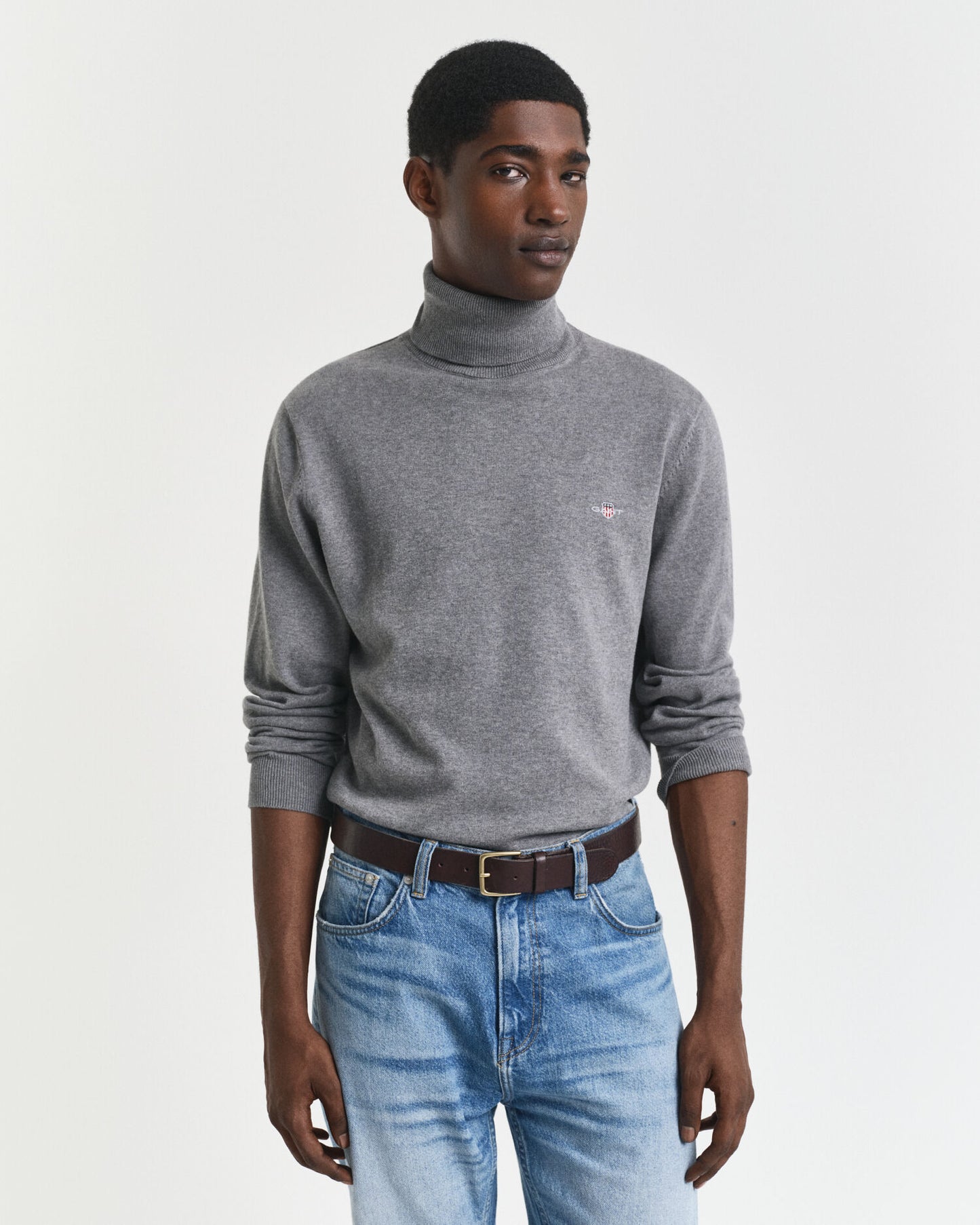 Klassischer Rollkragenpullover aus Baumwolle