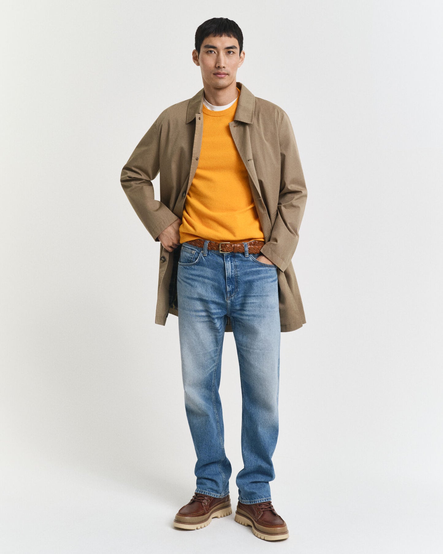 Pull ras du cou en laine d'agneau superfine