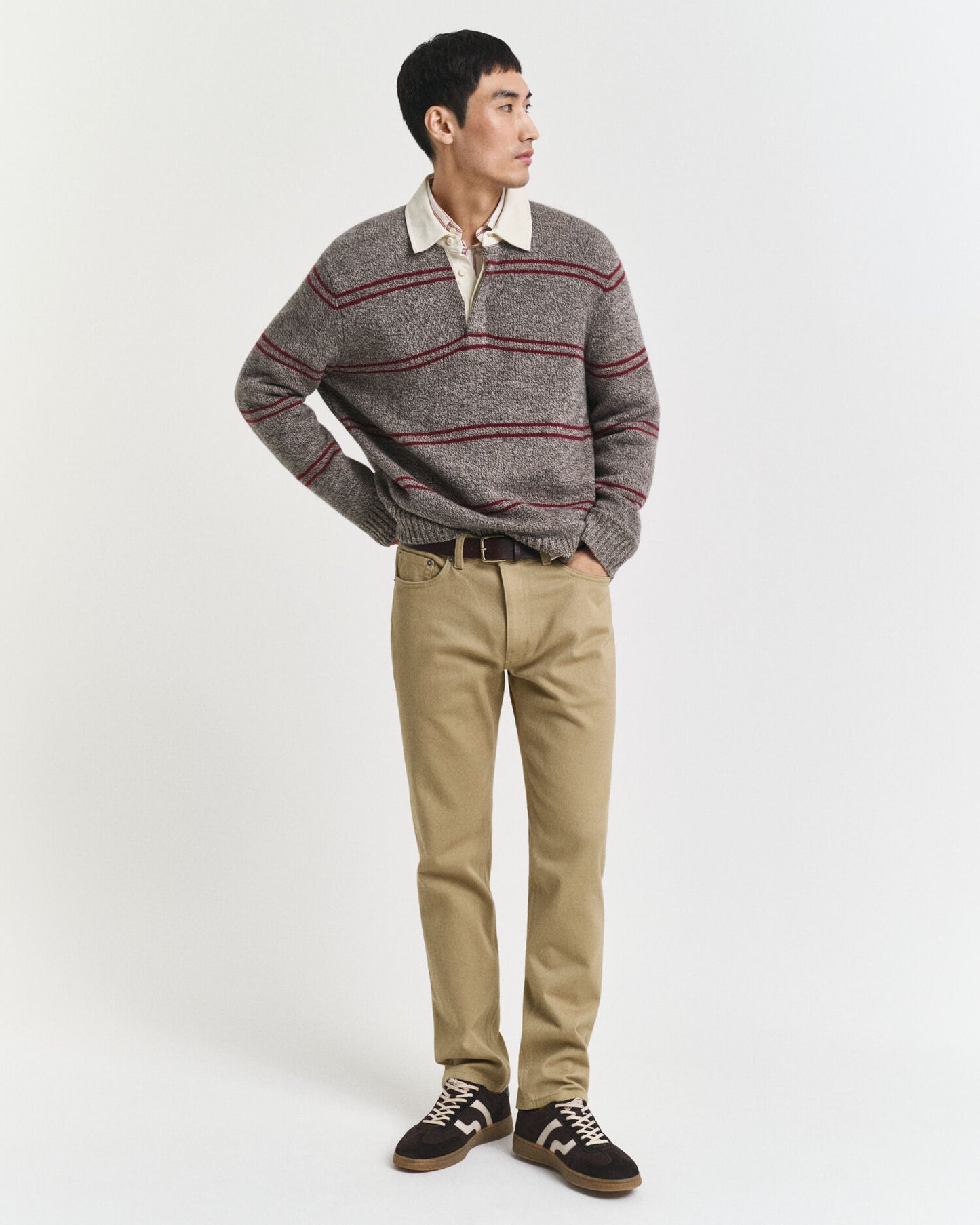 Jean en sergé doux coupe droite