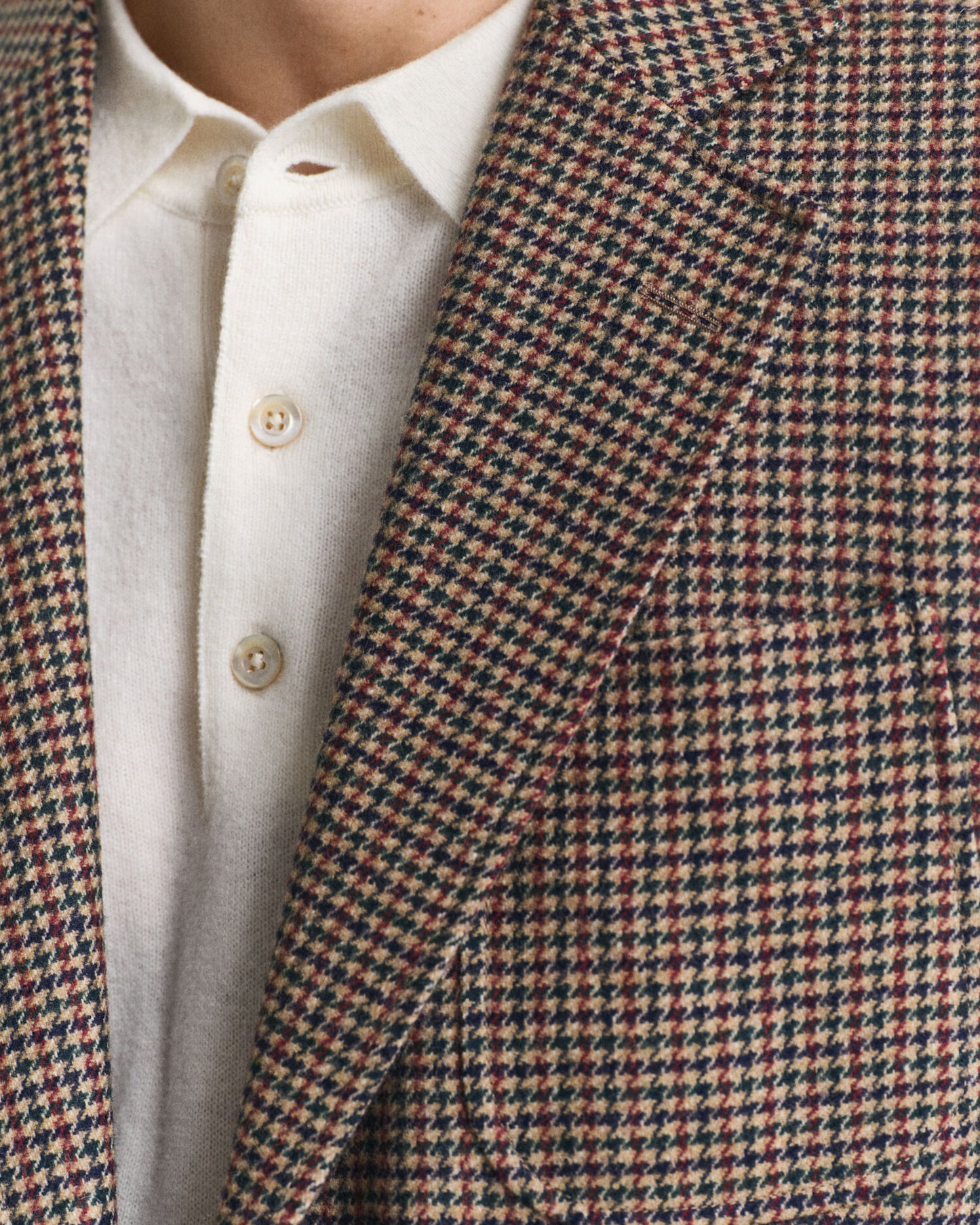 Blazer Prince de Galles Coupe Cintrée