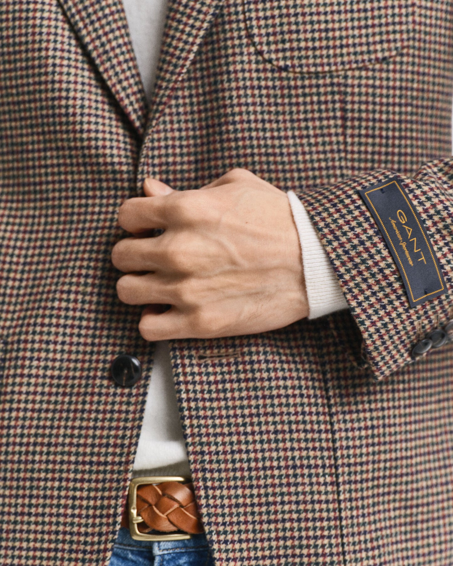 Blazer Prince de Galles Coupe Cintrée