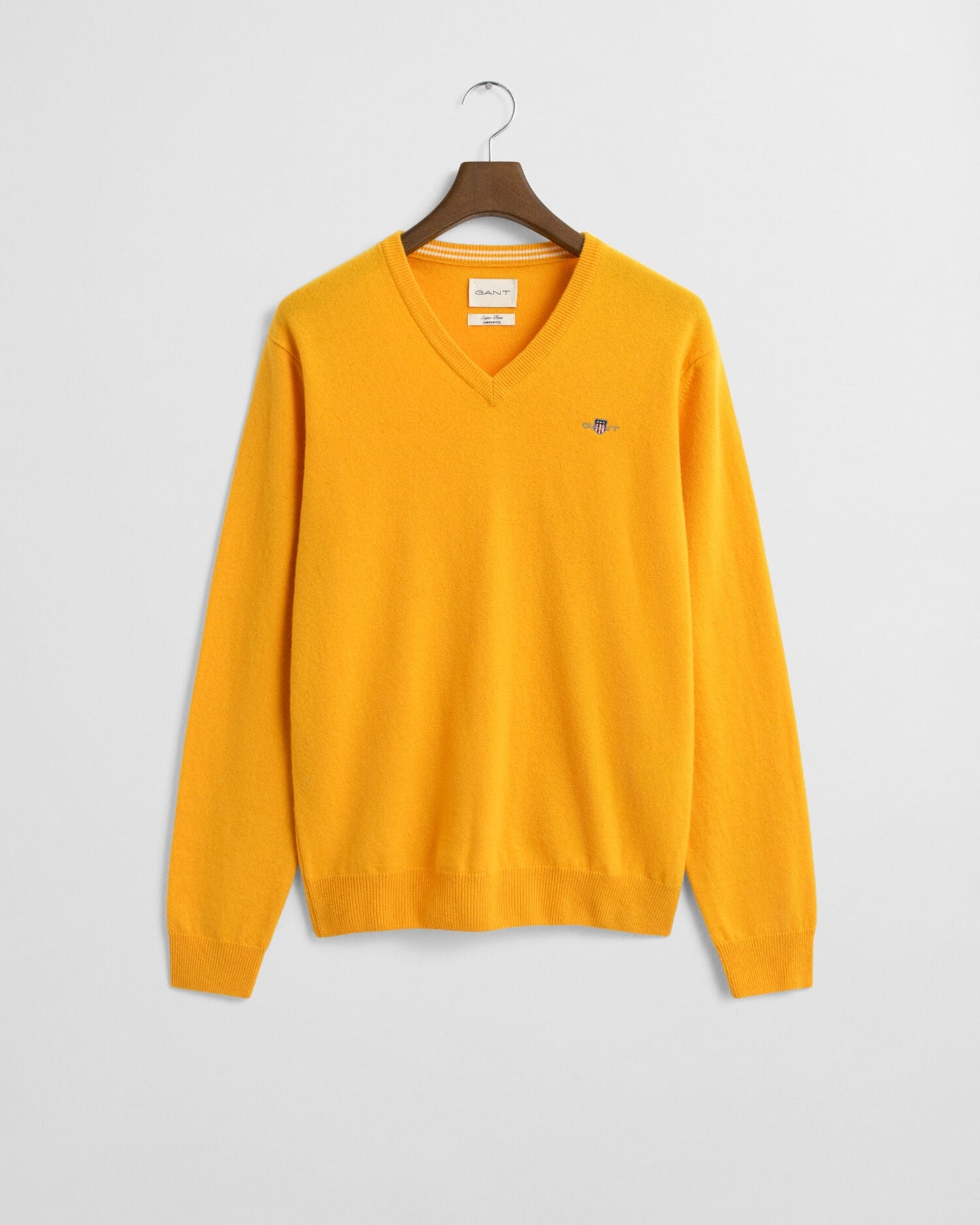 Pull en agneau mérinos extrafin à col en V