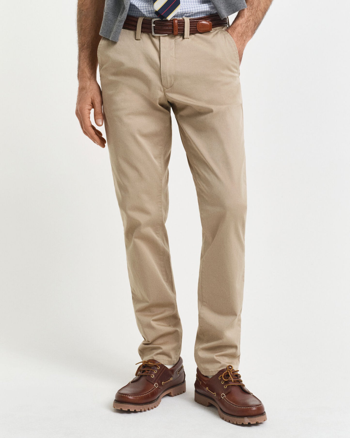Chino en twill coupe slim