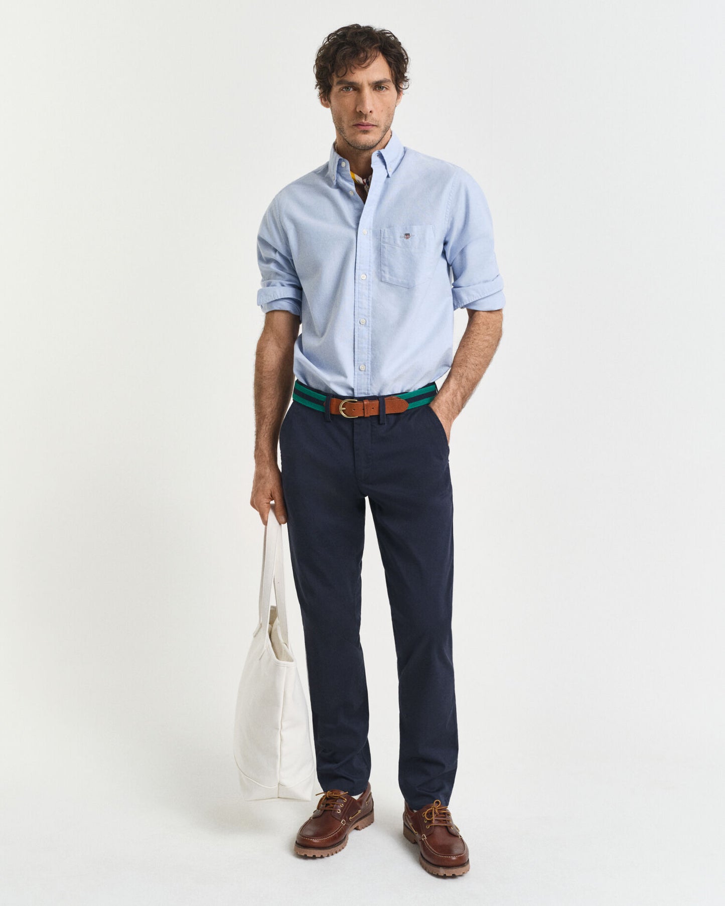 Chino en twill coupe slim