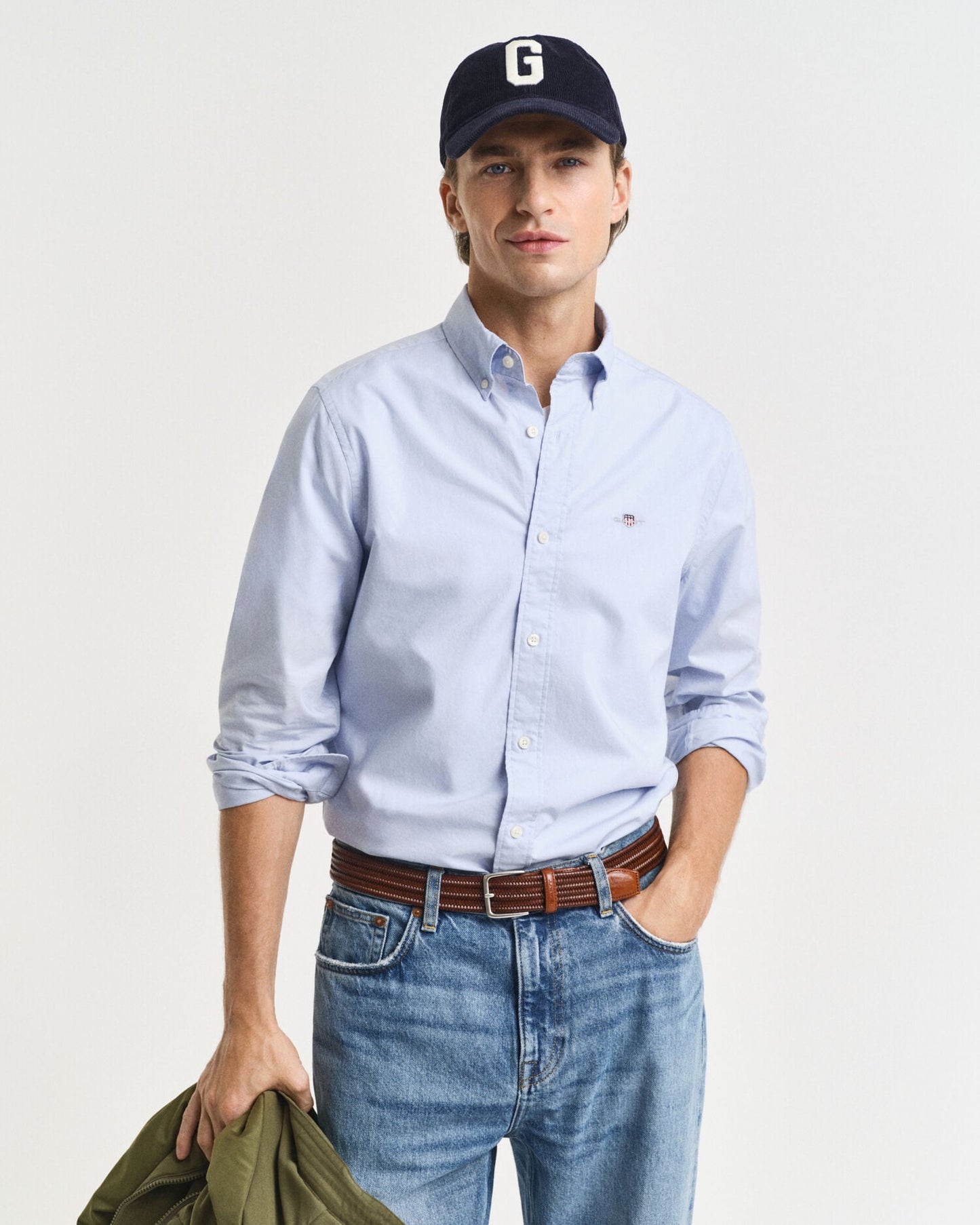 Klassisches Slim Fit Hemd aus Popeline